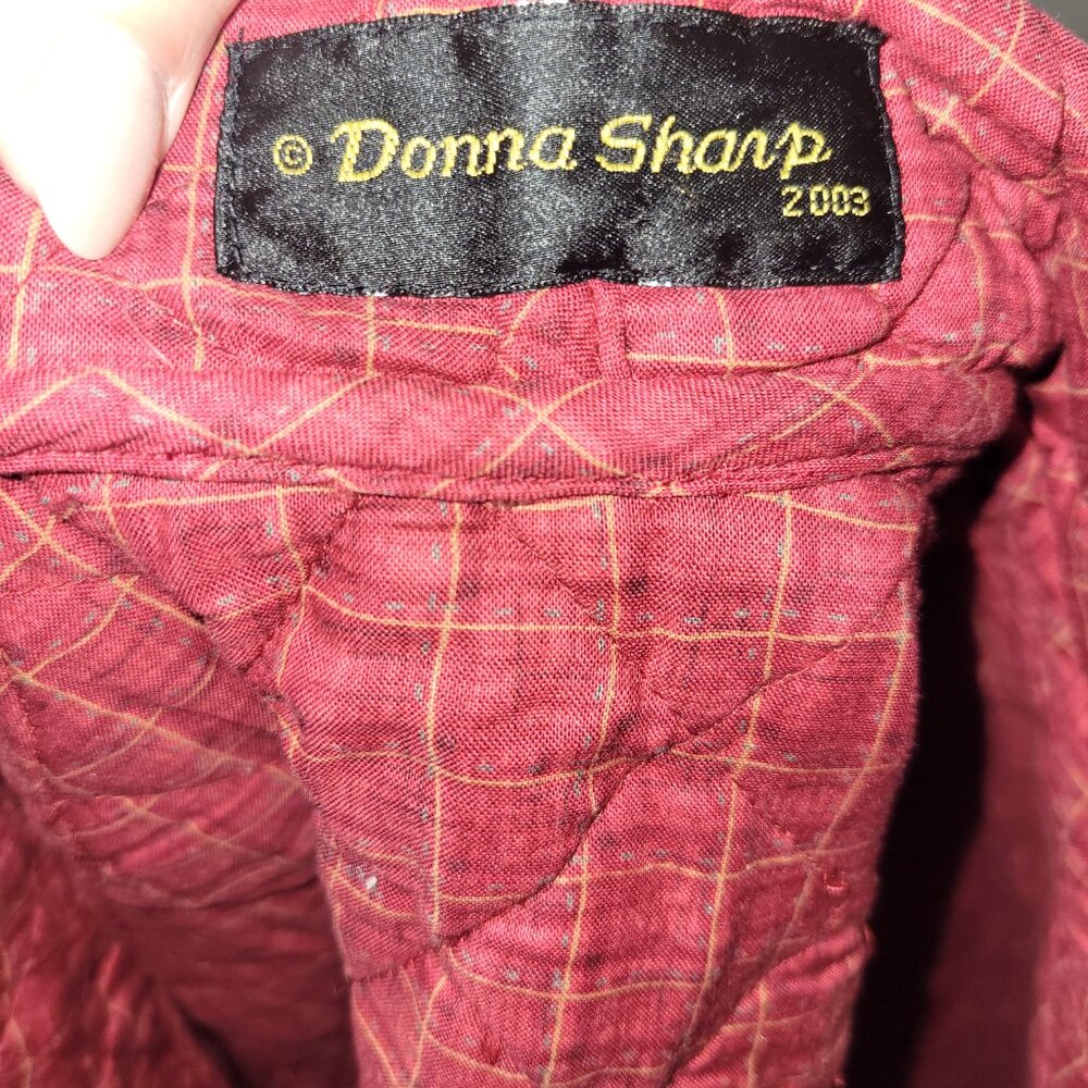 Donna Sharp Quilted Jacket Size Small - image 4